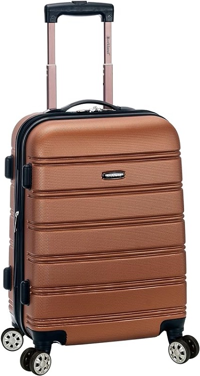 1. Rockland Melbourne Hard Shell Durable Carry-on Luggage
